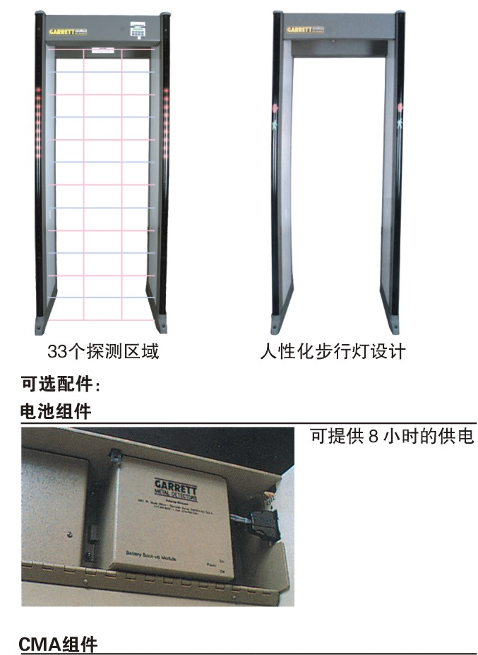 美國蓋瑞特（GARRETT）PD6500i安檢門
