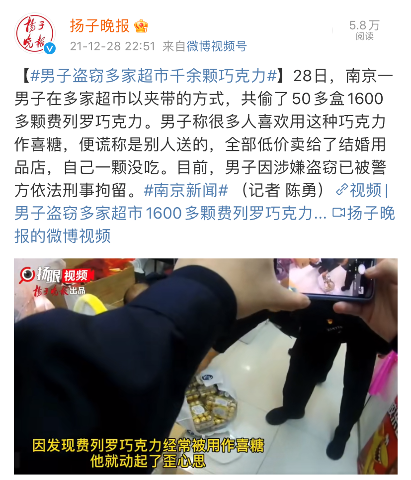 超市巧克力防盗