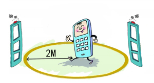 手机会让超市防盗门响吗