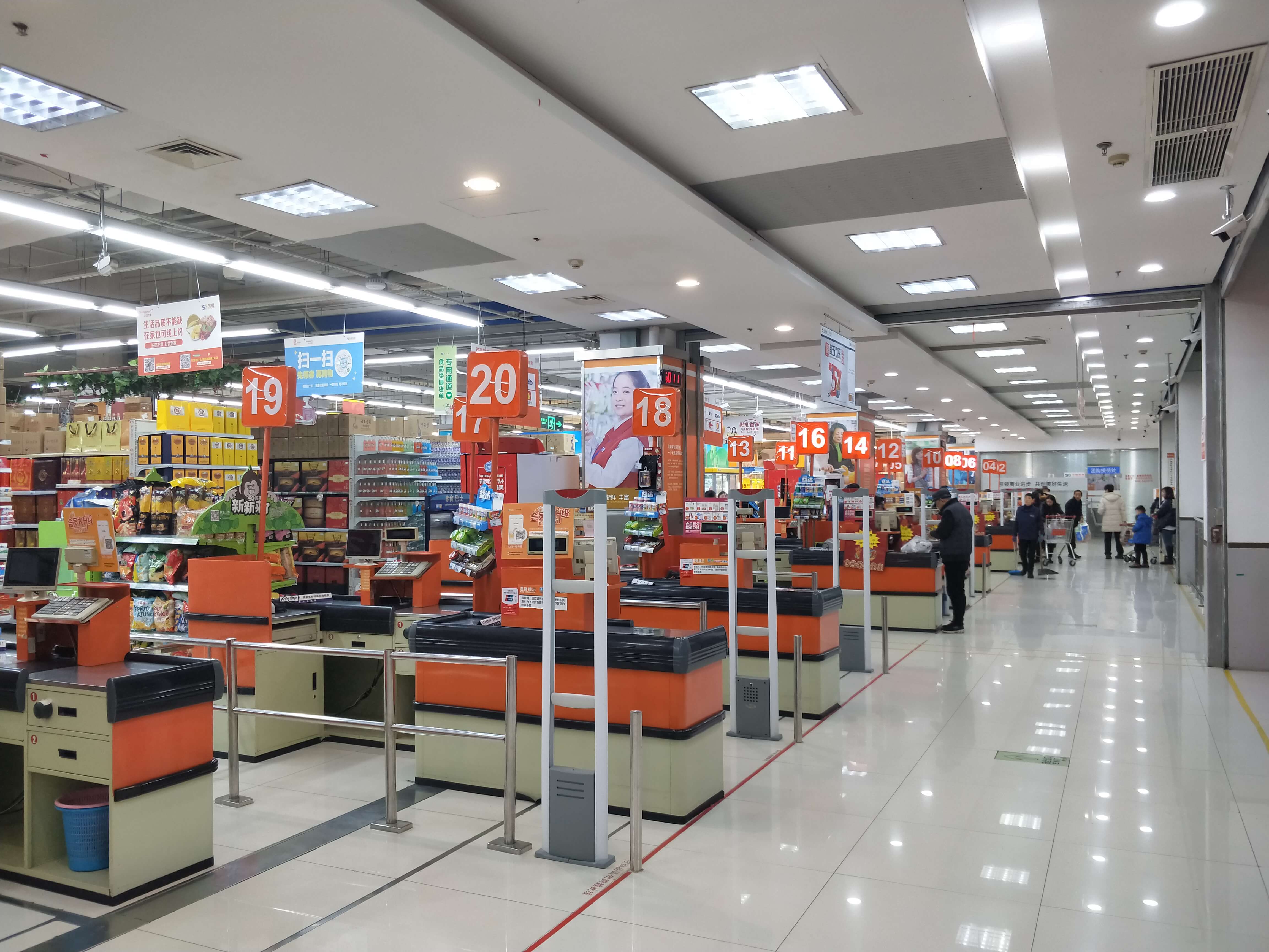 超市防盗门的感应范围