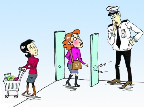 手机会让超市防盗门响吗